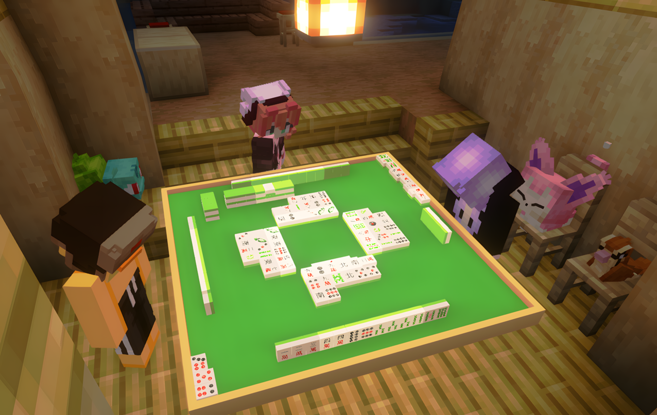Screenshot of PokéJong mahjong game